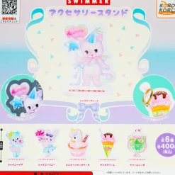 Swimmer Animal Party Acrylic Figure Stand Gachapon