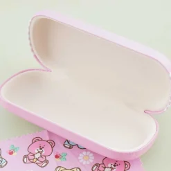 SWIMMER Cherry Bear Friends Eyeglass Hard Case