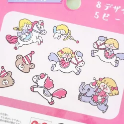 SWIMMER Circus Animal Fun Sticker Flakes