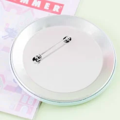 Swimmer Hello Bear Badge