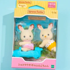 Sylvanian Families Chocolate Rabbit Twins Doll