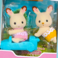 Sylvanian Families Chocolate Rabbit Twins Doll
