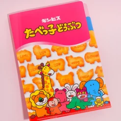Tabekko Animal Biscuits Multi-Pocket A5 File Folder