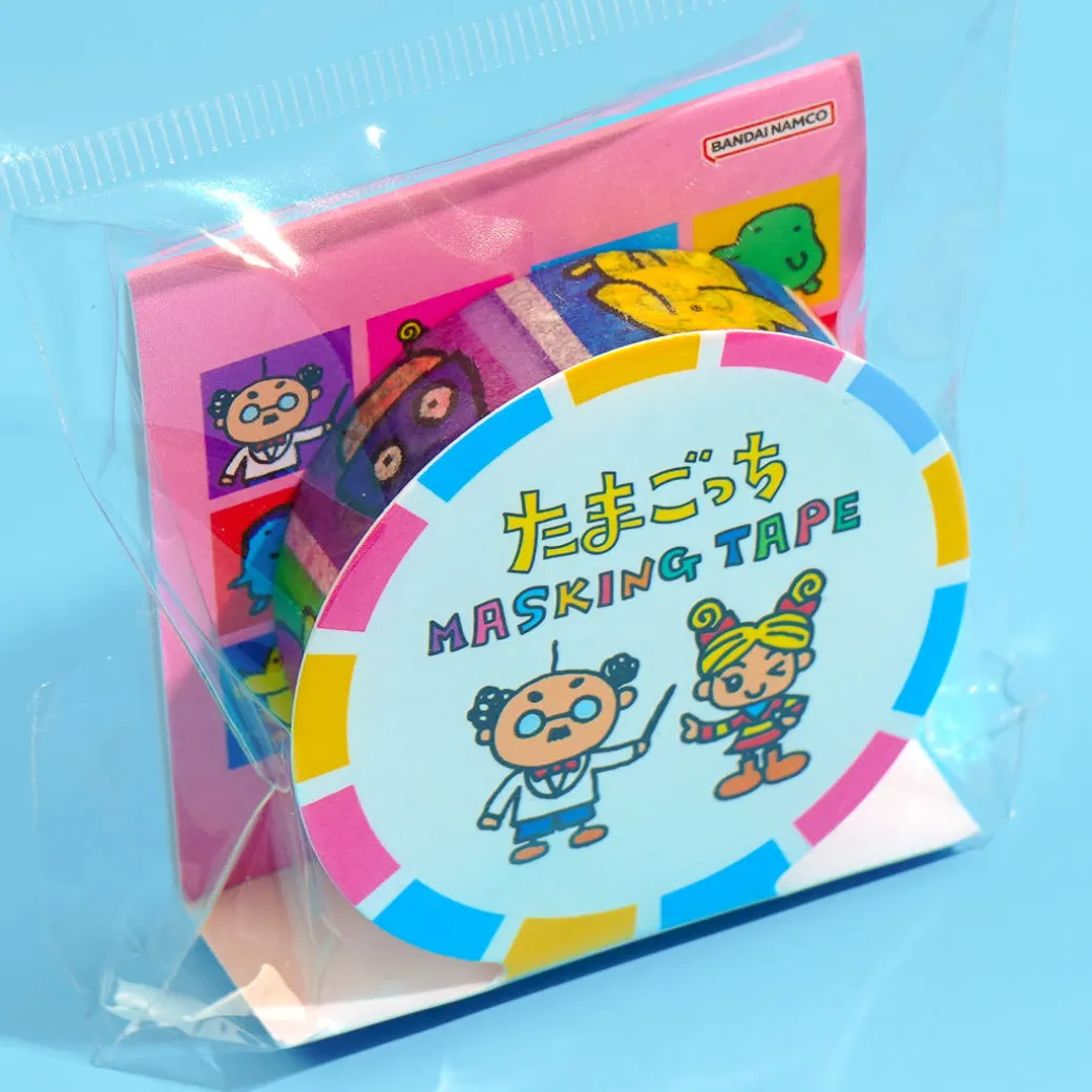 Tamagotchi Colorful Characters Masking Tape