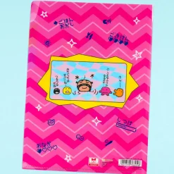 Tamagotchi Funny Clock Clear File Folder