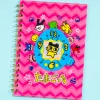 Tamagotchi Funny Clock Spiral Notebook