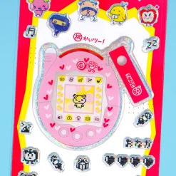 Tamagotchi Puffy Sparkly Sticker Sheet