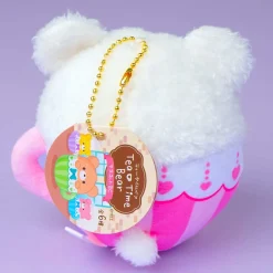 Tea Time Bear Round Tea Cup Plushie Charm - Mini