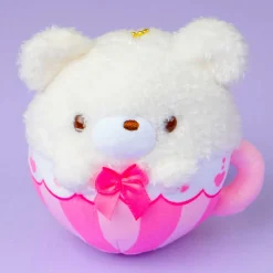 Tea Time Bear Round Tea Cup Plushie Charm - Mini