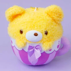 Tea Time Bear Round Tea Cup Plushie Charm - Mini