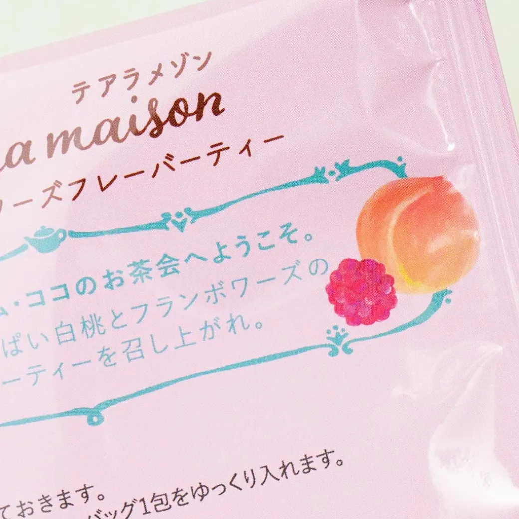 The A La Maison Tea Sachet - White Peach & Raspberry