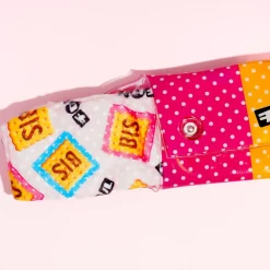 Tirol Bis Milk Choco Multi-Pouch & Hair Turban Set