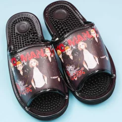 Tokyo Revengers Acupressure Sandals - Black / Large