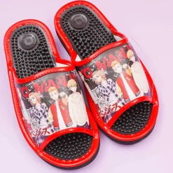 Tokyo Revengers Acupressure Sandals - Red / Medium