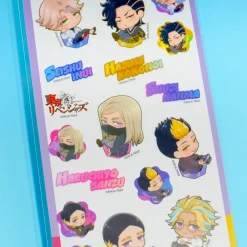 Tokyo Revengers Character Sticker Sheet - Purple