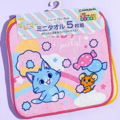 Tom & Jerry Candy Party Mini Towel Set - 5 pcs