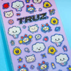 TRUZ Snack With Friends Glitter Stickers