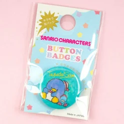 Tuxedosam & Chip Glitter Badge