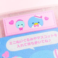 Tuxedosam & Chip Glittery Clear Pouch