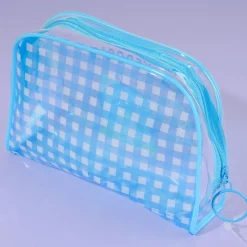 Tuxedosam Checkered Clear Pouch
