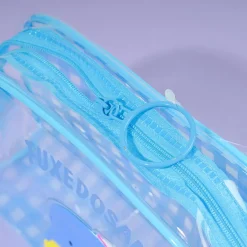 Tuxedosam Checkered Clear Pouch