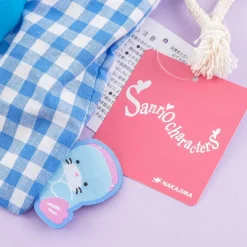 Tuxedosam Checkered Drawstring Bag