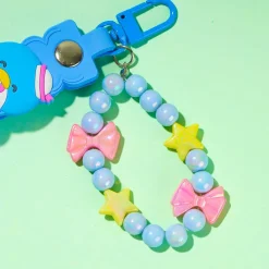 Tuxedosam Keychain With Beaded Bracelet