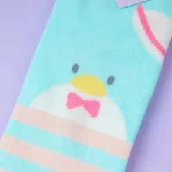 Tuxedosam Peekaboo Striped Ankle Socks