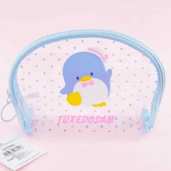 Tuxedosam Polka Dots Clear Pouch