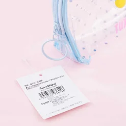 Tuxedosam Polka Dots Clear Pouch