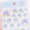 Tuxedosam Three-Up Sparkling Sticker Sheet
