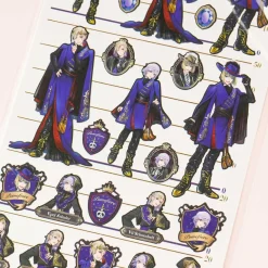 Twisted Wonderland 4 Size Sticker Sheet - Pomefiore