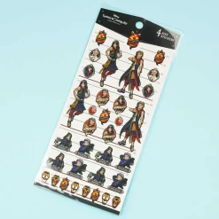 Twisted Wonderland 4 Size Sticker Sheet - Scarabia