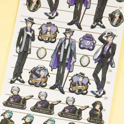 Twisted Wonderland 4 Size Sticker Sheet - Octavinelle