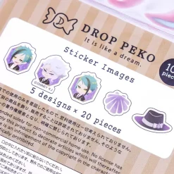 Twisted Wonderland Drop Peko Sticker Flakes - Octavinelle