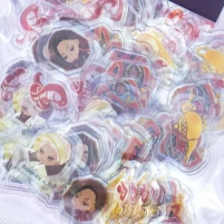 Twisted Wonderland Drop Peko Sticker Flakes - Scarabia