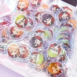 Twisted Wonderland Drop Peko Sticker Flakes - Heartslabyul