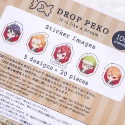 Twisted Wonderland Drop Peko Sticker Flakes - Heartslabyul