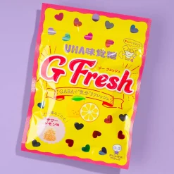 UHA Mikakuto G Fresh Gummy Candy - Sour Lemon