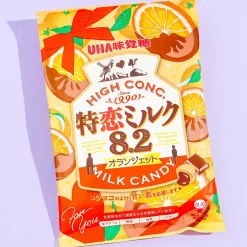 UHA Tokuno Milk 8.2 High Concentrated Candy - Chocolate Orange