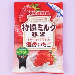 UHA Tokuno Milk 8.2 Strong Strawberry Candy