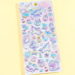 Unicorn Reflection Puffy Stickers