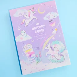Unicorn Room B5 Contact Notebook