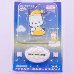 Wiggling Pochacco Acrylic Charm With Light-Up Stand