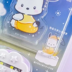Wiggling Pochacco Acrylic Charm With Light-Up Stand