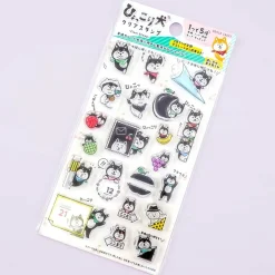 World Craft Curious Shiba Inu Clear Stamp Set