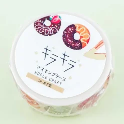 World Craft Kira Kira Donut Masking Tape