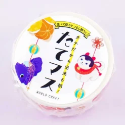 World Craft Lucky Symbols Tatemasu Masking Tape
