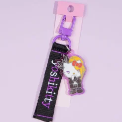 Yoshikitty Embroidered Tag Key Holder