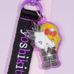 Yoshikitty Embroidered Tag Key Holder